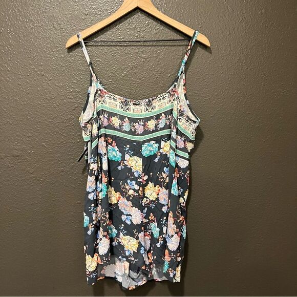 O'NEILL Liam Floral Print Romper in Slate XL - Picture 5 of 14
